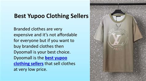 best yupoo clothing sellers